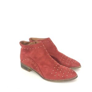 mi.im Size 5.5 Faux Suede Tassos Studded Bootie